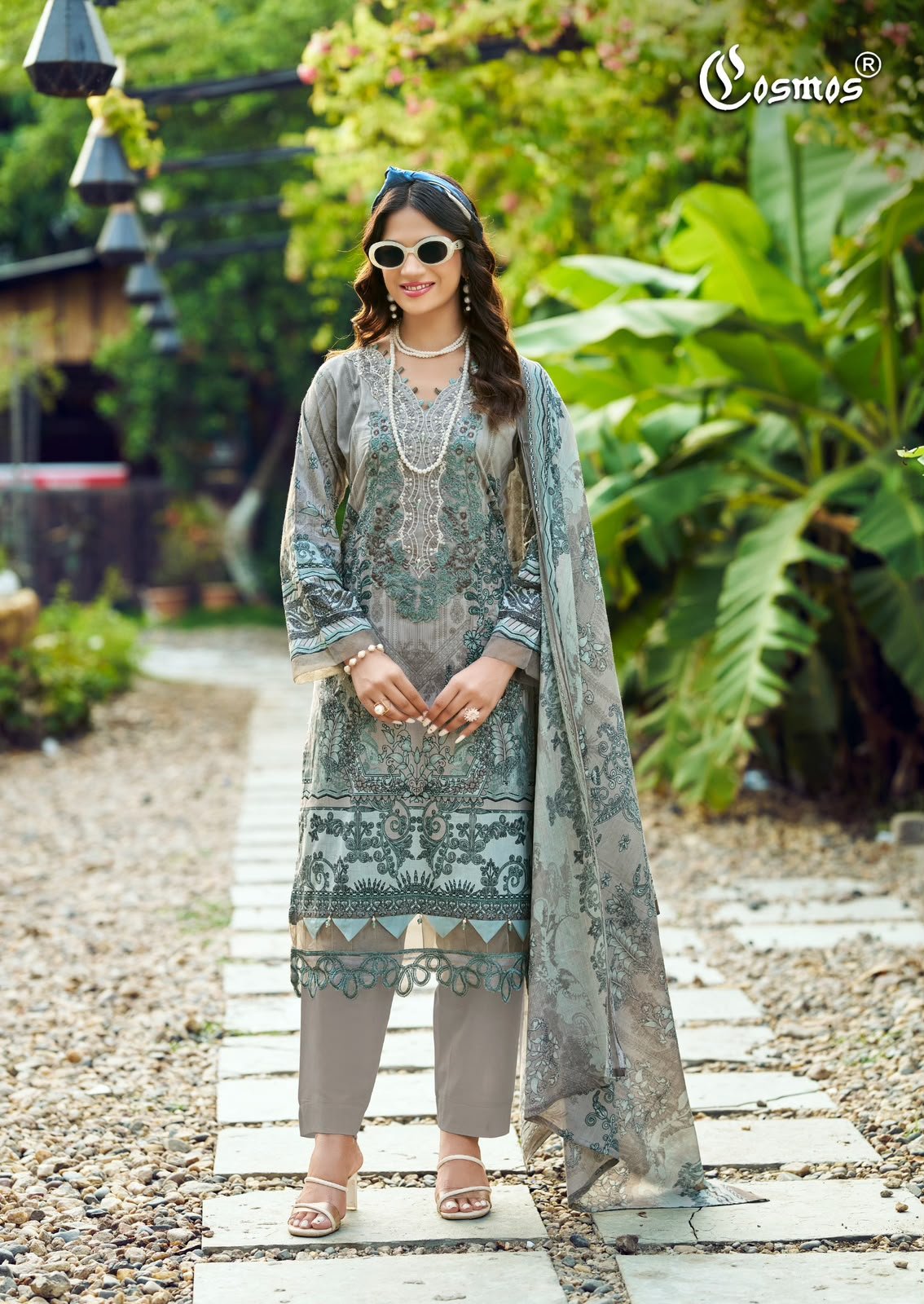 JAZMIN VOL 3 COSMOS (Cotton Dupatta) - Image 15