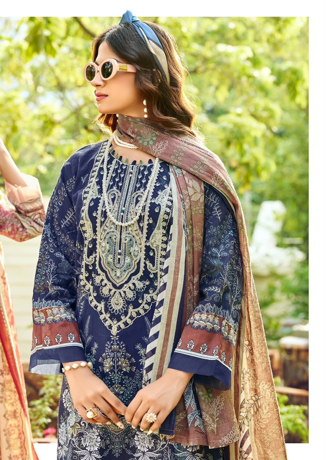 JAZMIN VOL 3 COSMOS (Cotton Dupatta) - Image 16