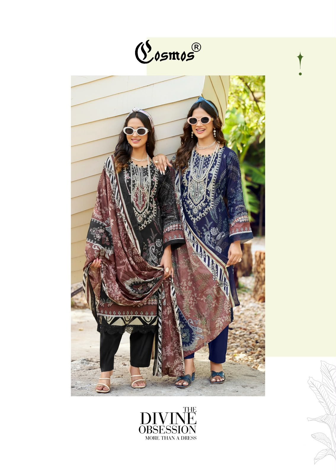 JAZMIN VOL 3 COSMOS (Cotton Dupatta) - Image 17