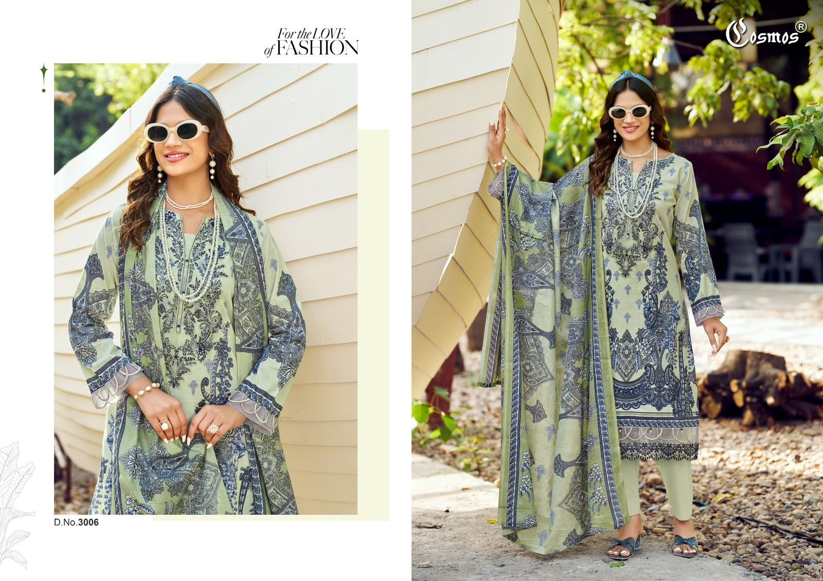 JAZMIN VOL 3 COSMOS (Cotton Dupatta) - Image 5