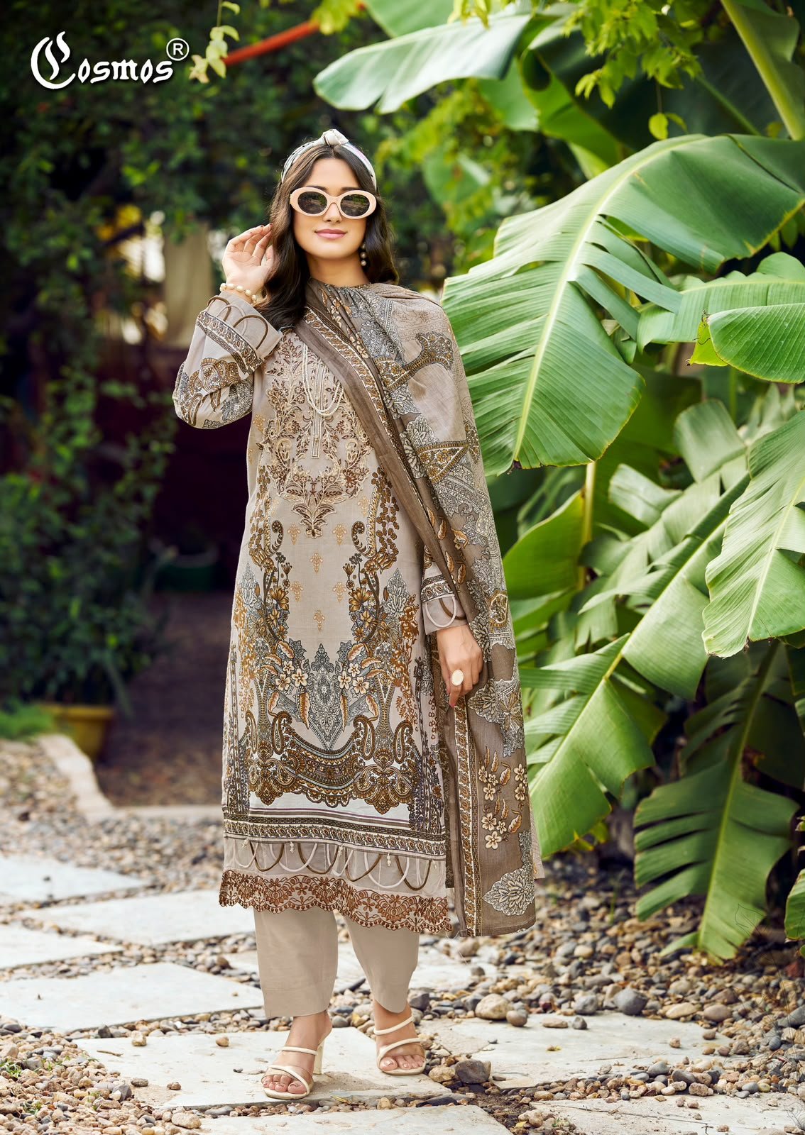 JAZMIN VOL 3 COSMOS (Cotton Dupatta) - Image 7