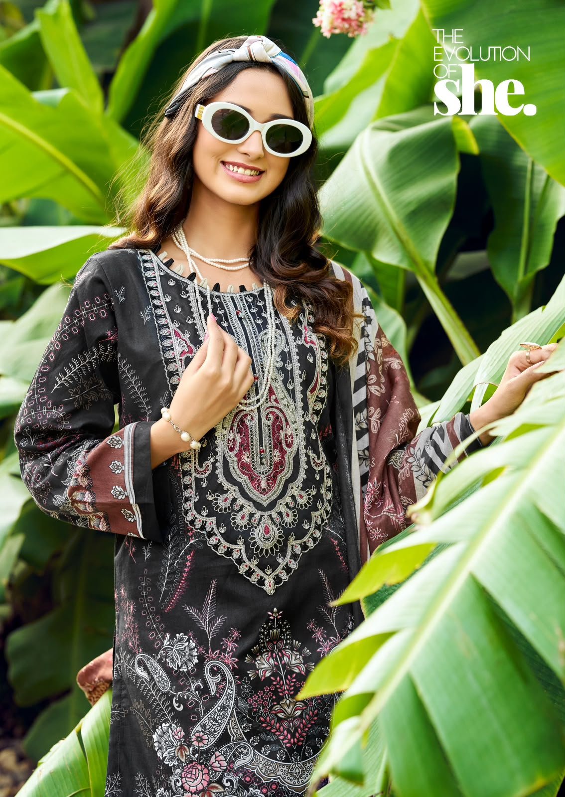 JAZMIN VOL 3 COSMOS (Cotton Dupatta) - Image 8