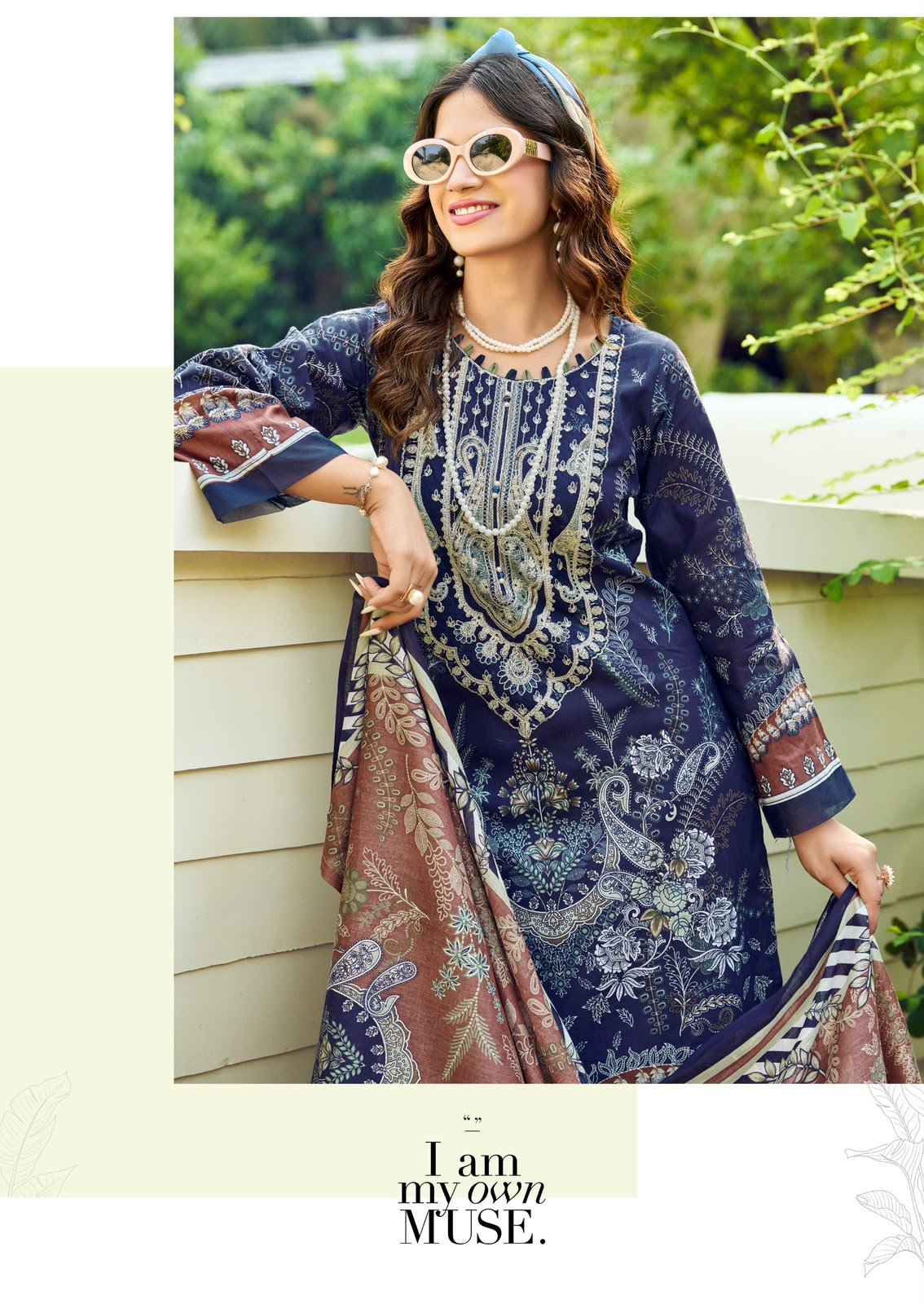 JAZMIN VOL 3 COSMOS (Cotton Dupatta) - Image 9