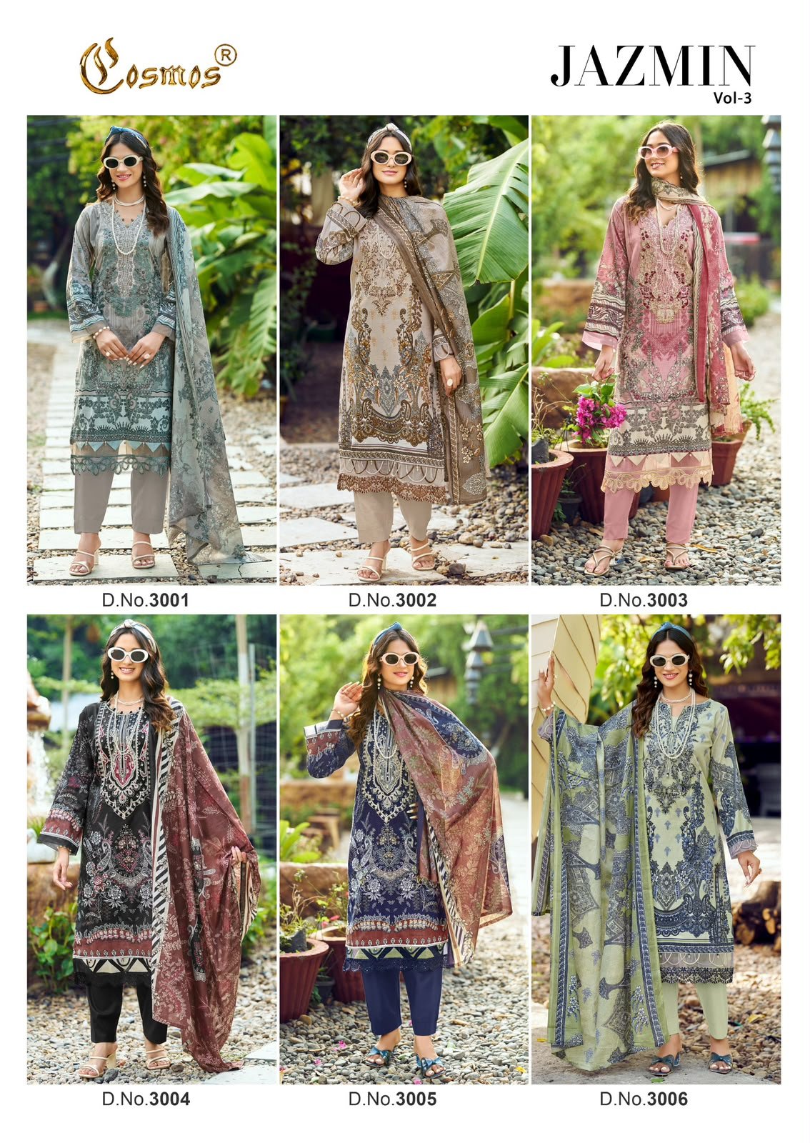 JAZMIN VOL 3 COSMOS (Cotton Dupatta) - Image 10