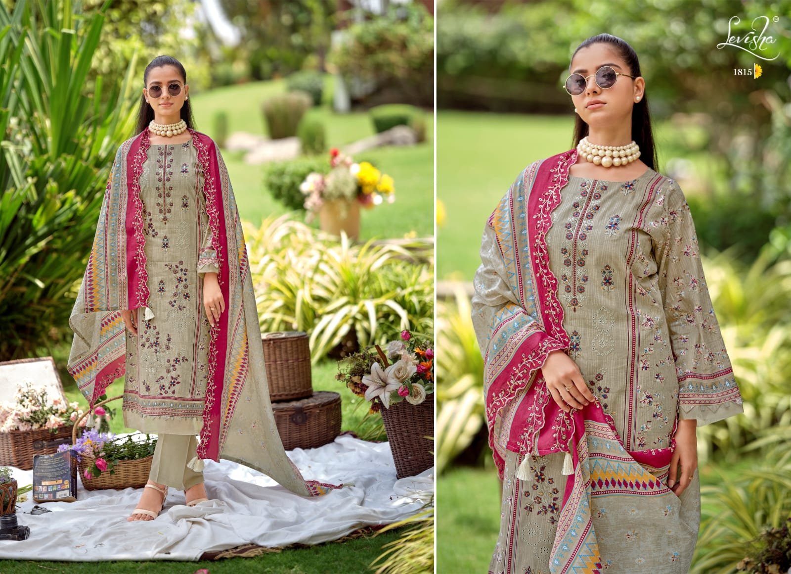 MADHUBALA 18 LEVISHA (Cotton Dupatta) - Image 3