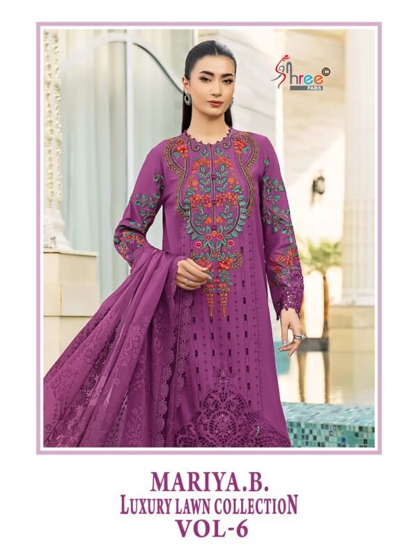 MARIYA B LUXURY LAWN COLLECTION VOL 6 SHREE