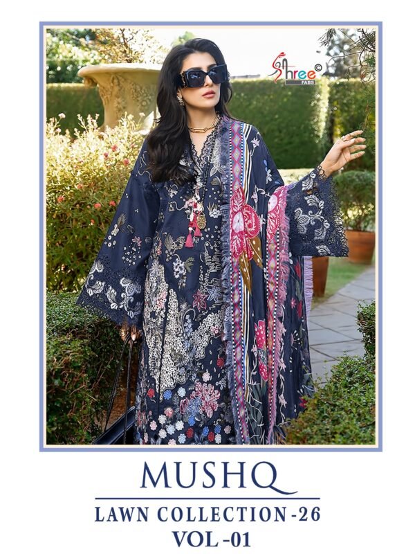 MUSHQ LAWN COLLECTION VOL 1 SHREE
