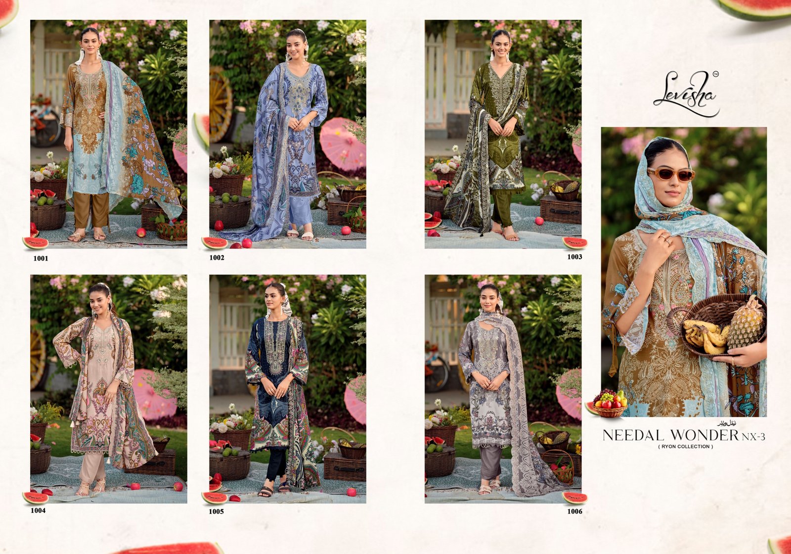 NEEDAL WONDER NX 3 LEVISHA (Cotton Dupatta) - Image 9