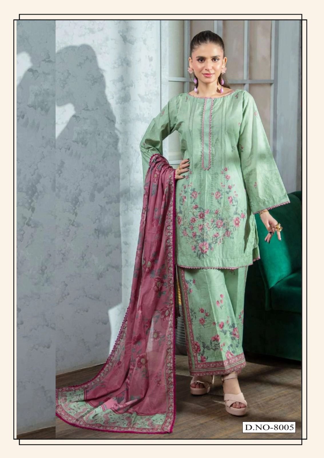RAMSHA VOL 8 HALA (cotton Dupatta) - Image 3