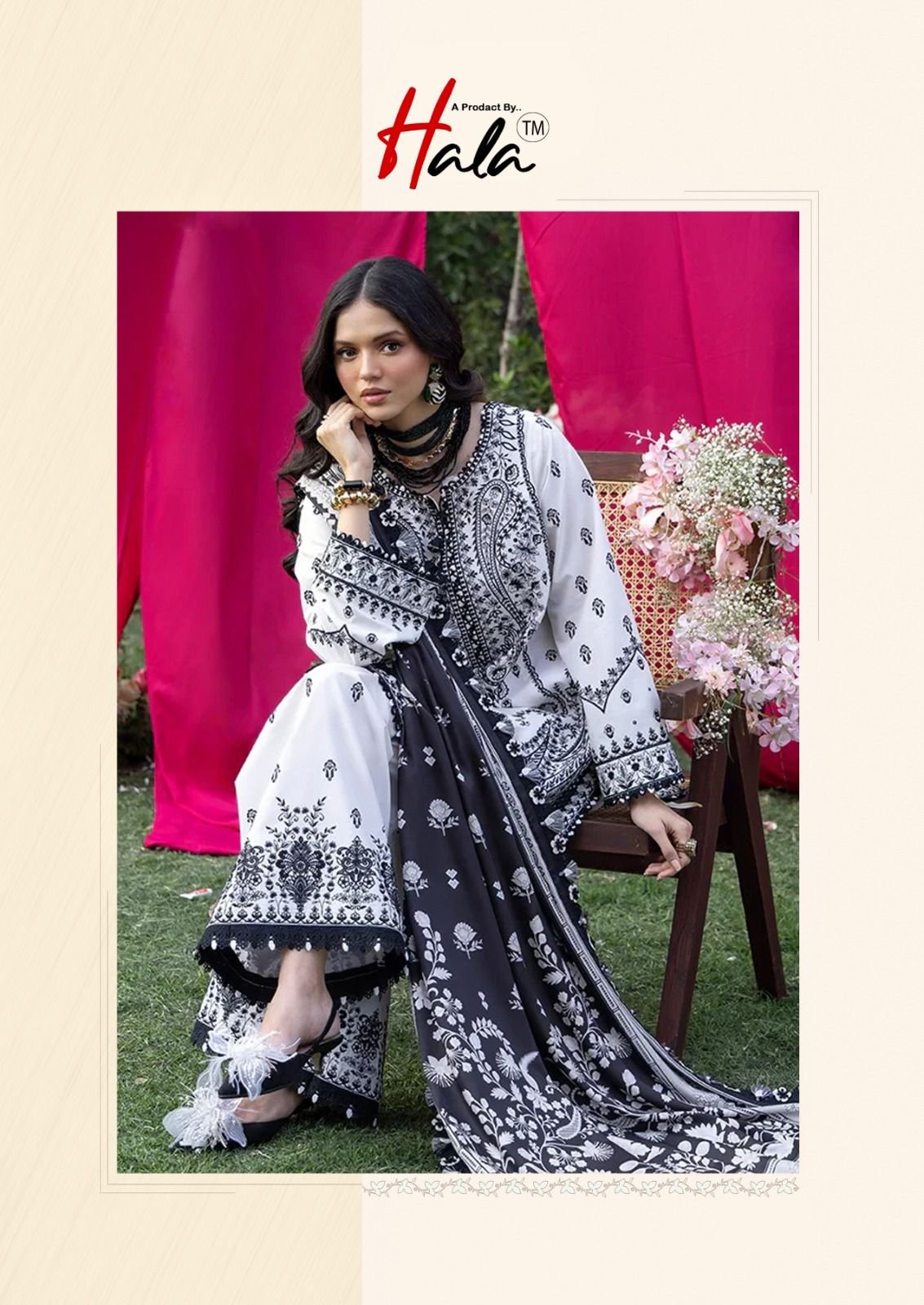 RAMSHA VOL 8 HALA (cotton Dupatta) - Image 6