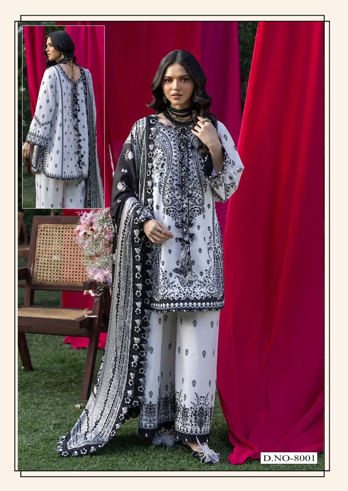 RAMSHA VOL 8 HALA (cotton Dupatta) - Image 7