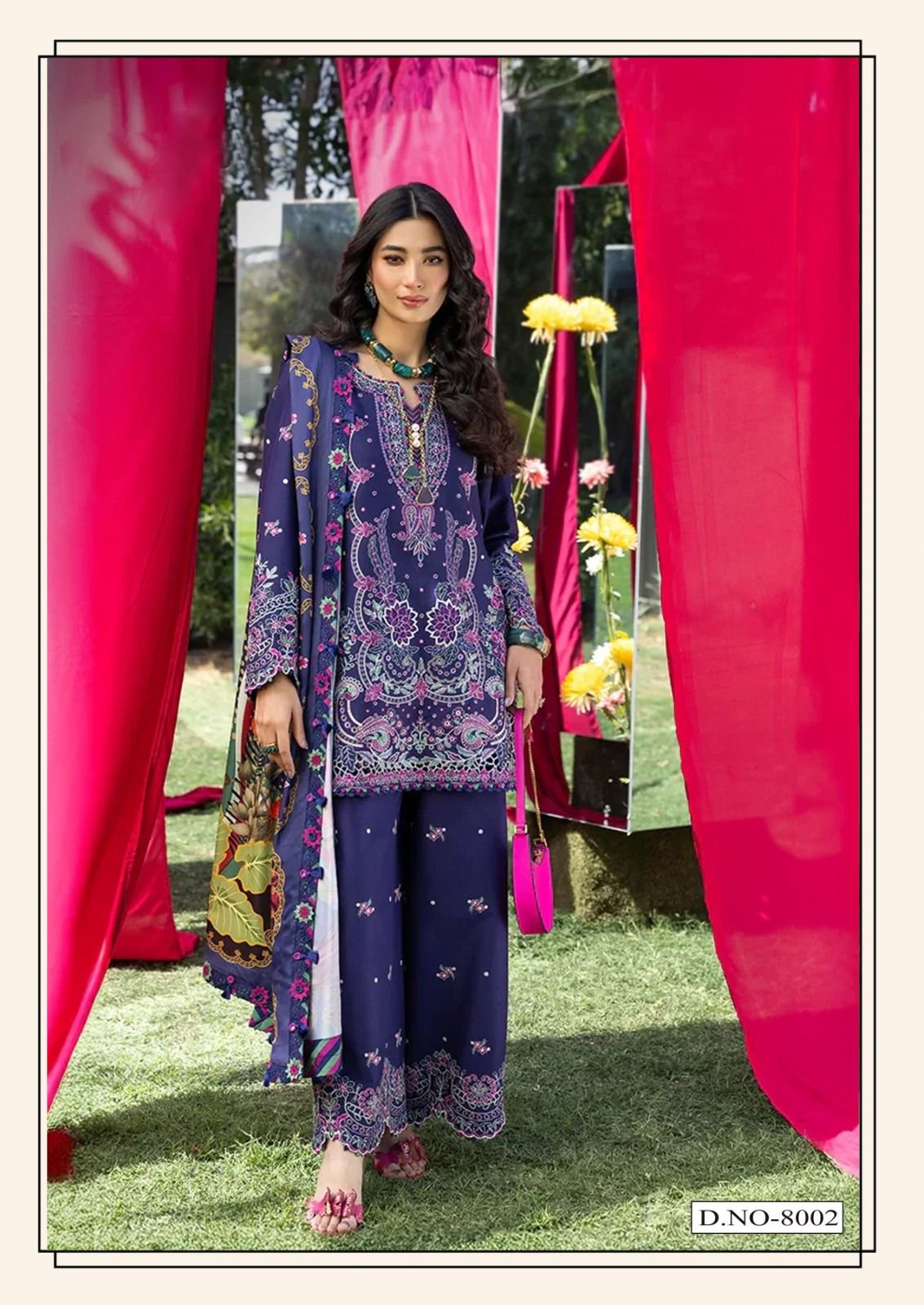 RAMSHA VOL 8 HALA (cotton Dupatta) - Image 8