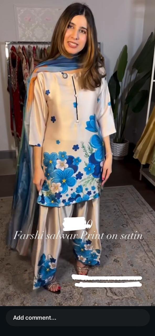 SATIN CRAPE FARSHI SUITS 2 - Image 10