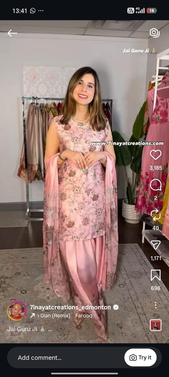 SATIN CRAPE FARSHI SUITS 2 - Image 3
