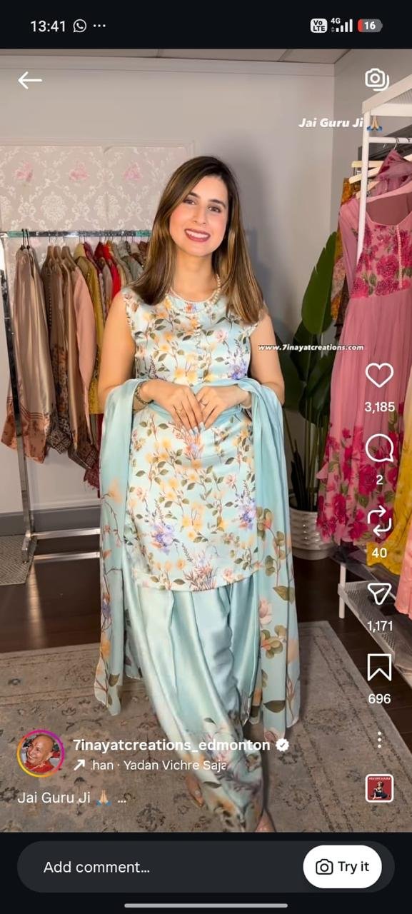 SATIN CRAPE FARSHI SUITS 2 - Image 6