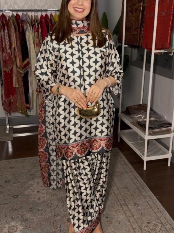 SATIN CRAPE FARSHI SUITS 2