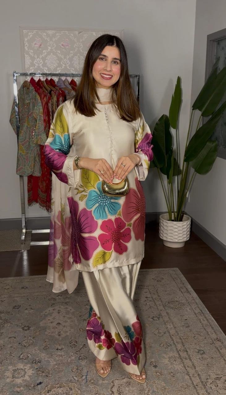 SATIN CRAPE FARSHI SUITS 2 - Image 9