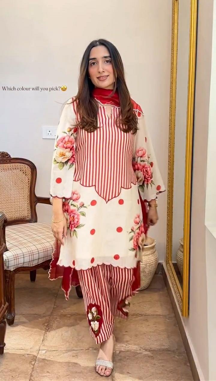 SATIN CRAPE FARSHI SUITS 3 - Image 9