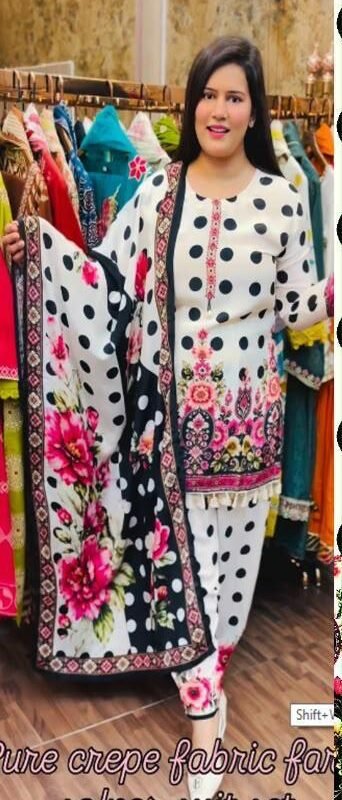 SATIN CRAPE FARSHI SUITS 5