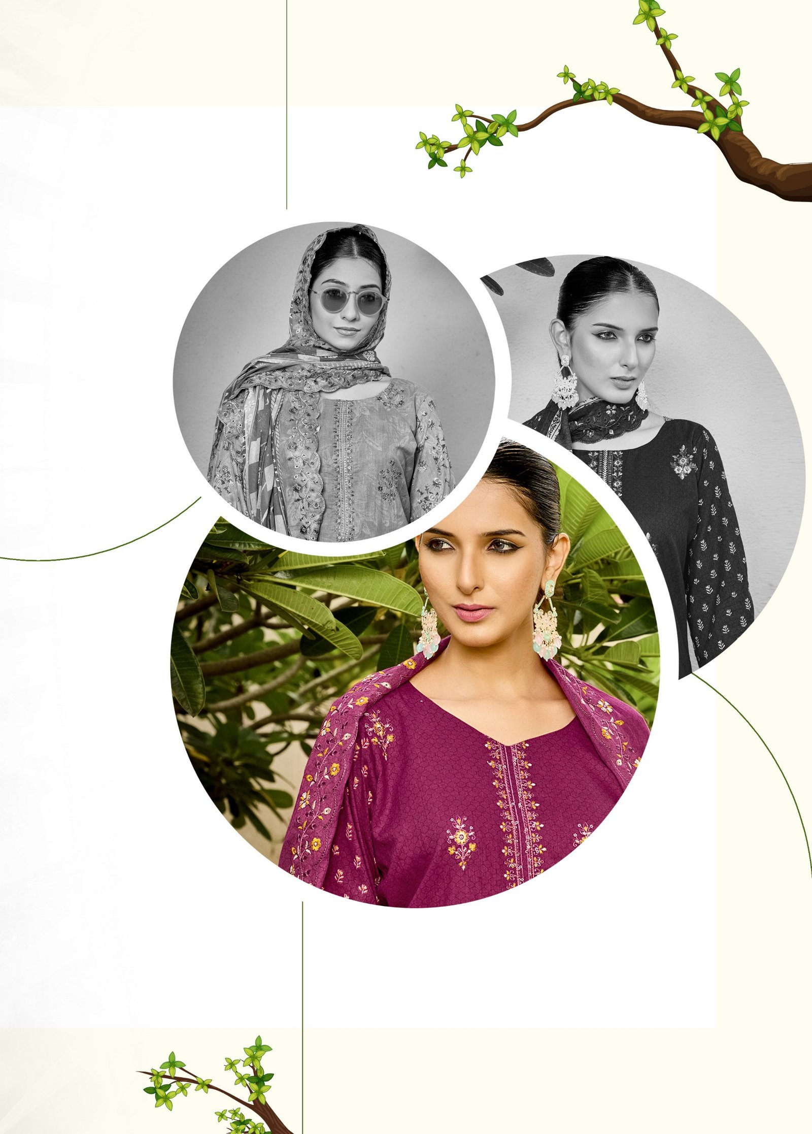 AAFREEN KAVYA KALA (Cotton Dupatta) - Image 14