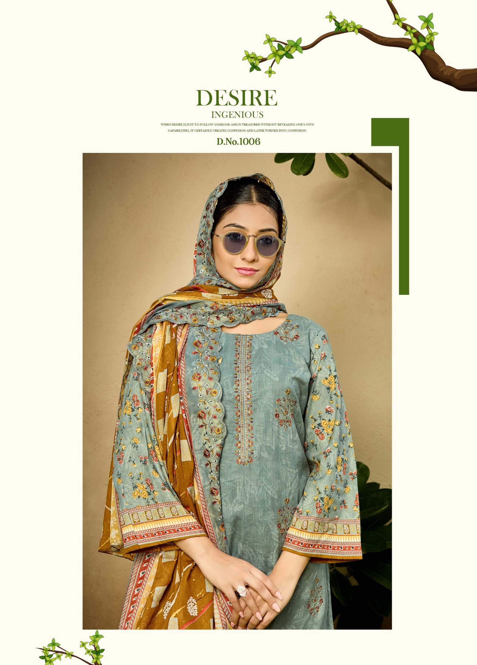 AAFREEN KAVYA KALA (Cotton Dupatta) - Image 4