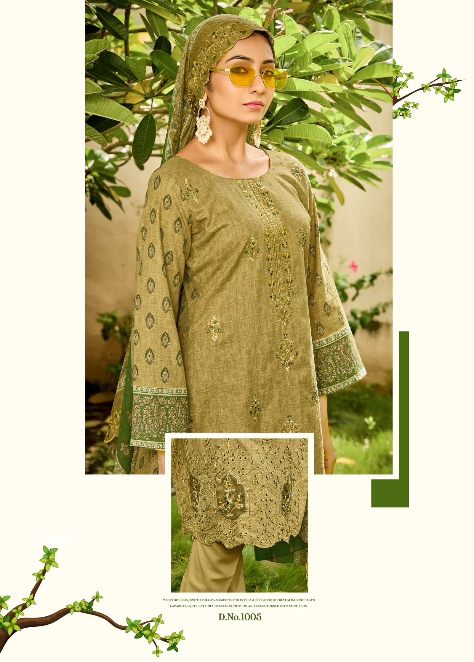 AAFREEN KAVYA KALA (Cotton Dupatta) - Image 7