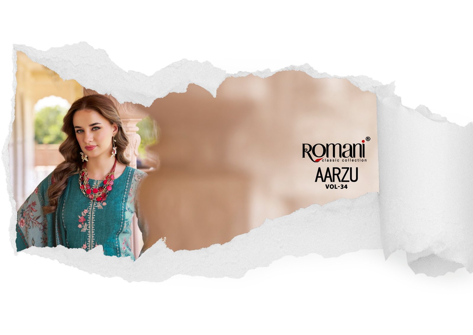 AARZU VOL 34 ROMANI (Cotton Dupatta) - Image 2