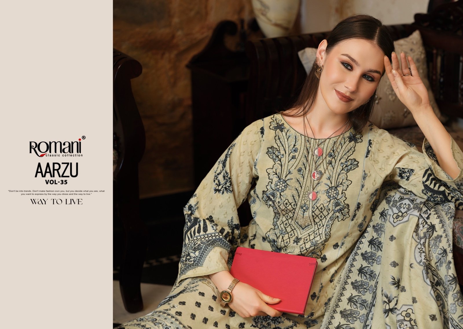 AARZU VOL 35 ROMANI (Cotton Dupatta) - Image 12