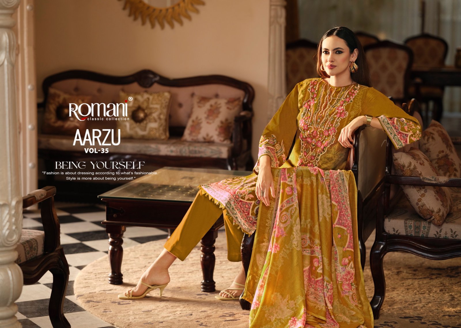 AARZU VOL 35 ROMANI (Cotton Dupatta) - Image 14