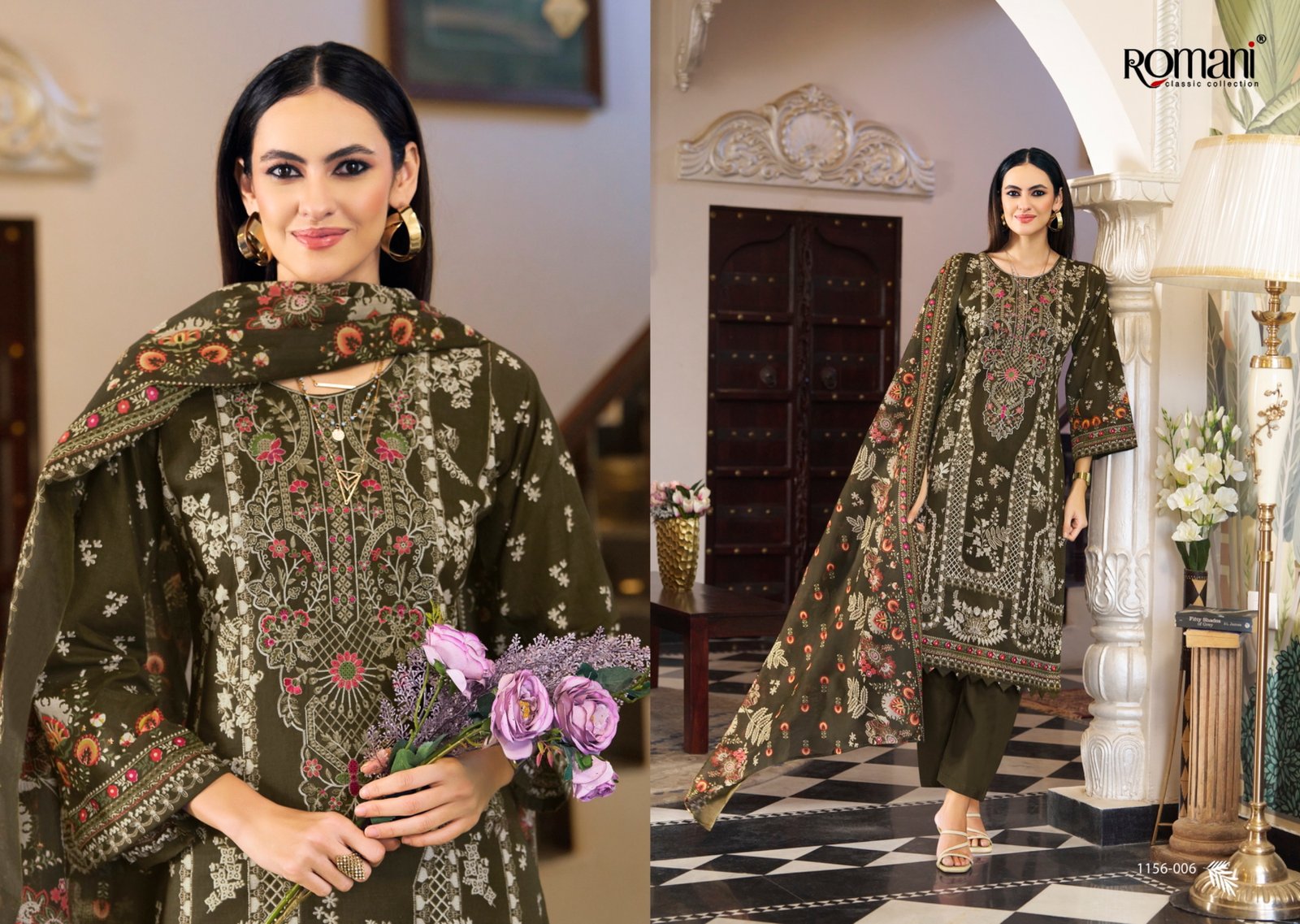 AARZU VOL 35 ROMANI (Cotton Dupatta) - Image 4