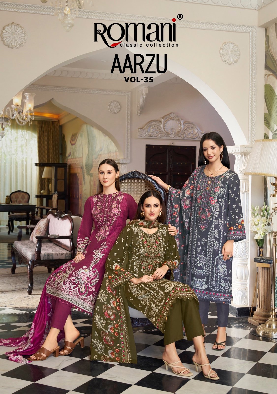 AARZU VOL 35 ROMANI (Cotton Dupatta) - Image 15