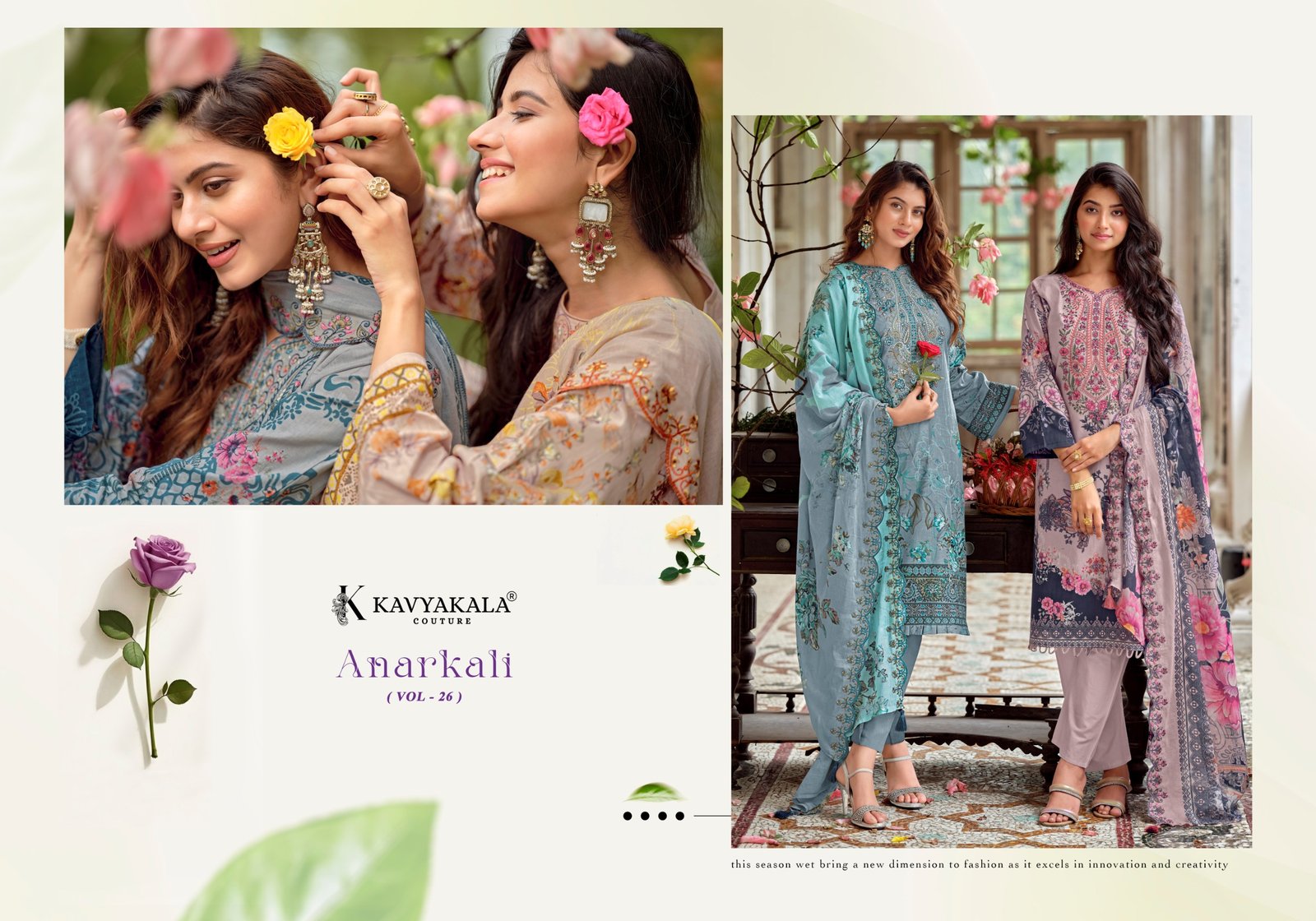ANARKALI VOL 26 KAVYA KALA (Cotton Dupatta) - Image 9