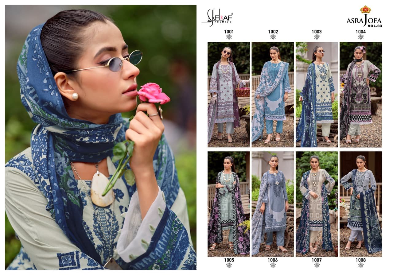 ASRAJOFA VOL 3 ELAF (Cotton Dupatta) - Image 19