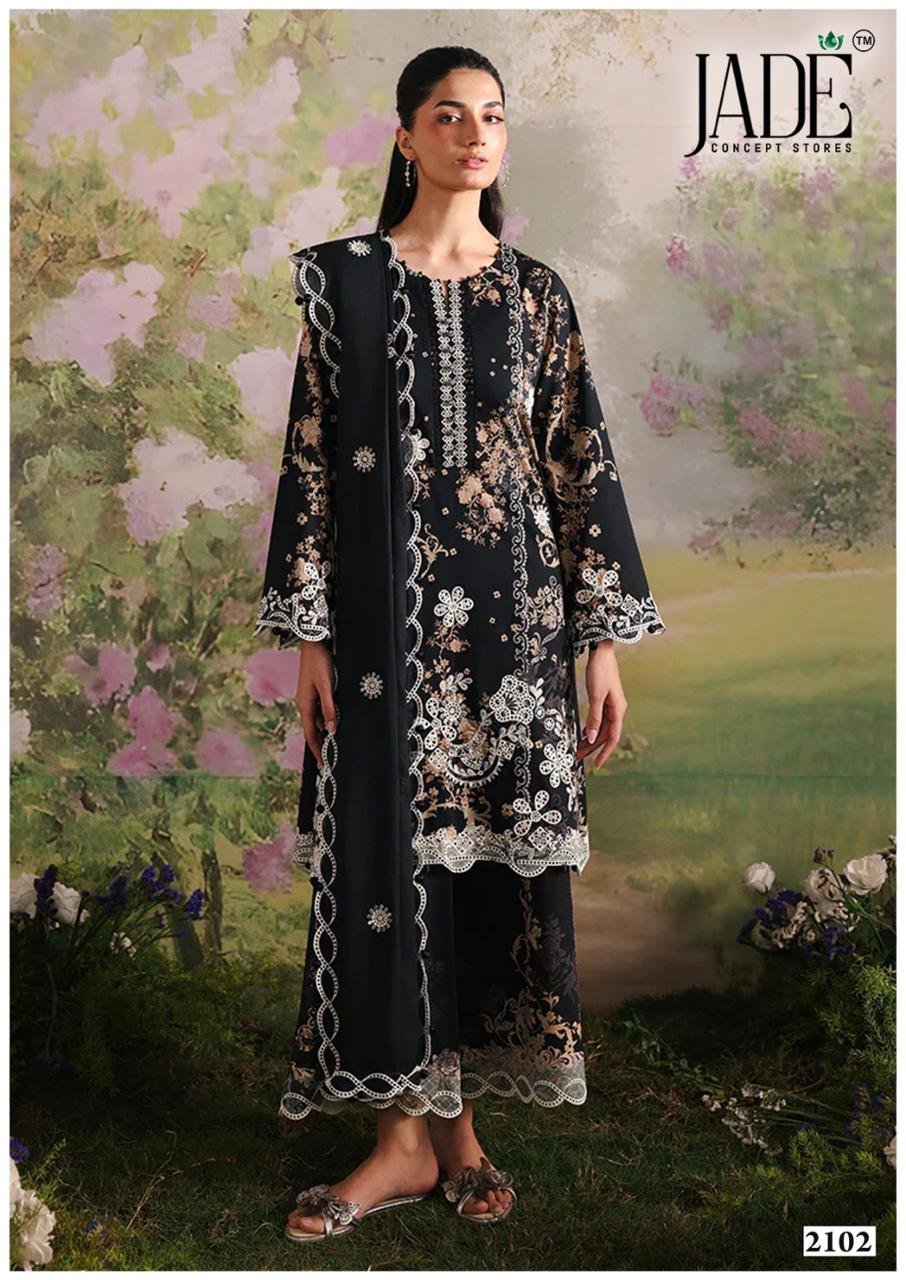 BIN SAEED EXCLUSIVE HEAVY COTTON COLLECTION VOL 21 JADE (Cotton Dupatta) - Image 14