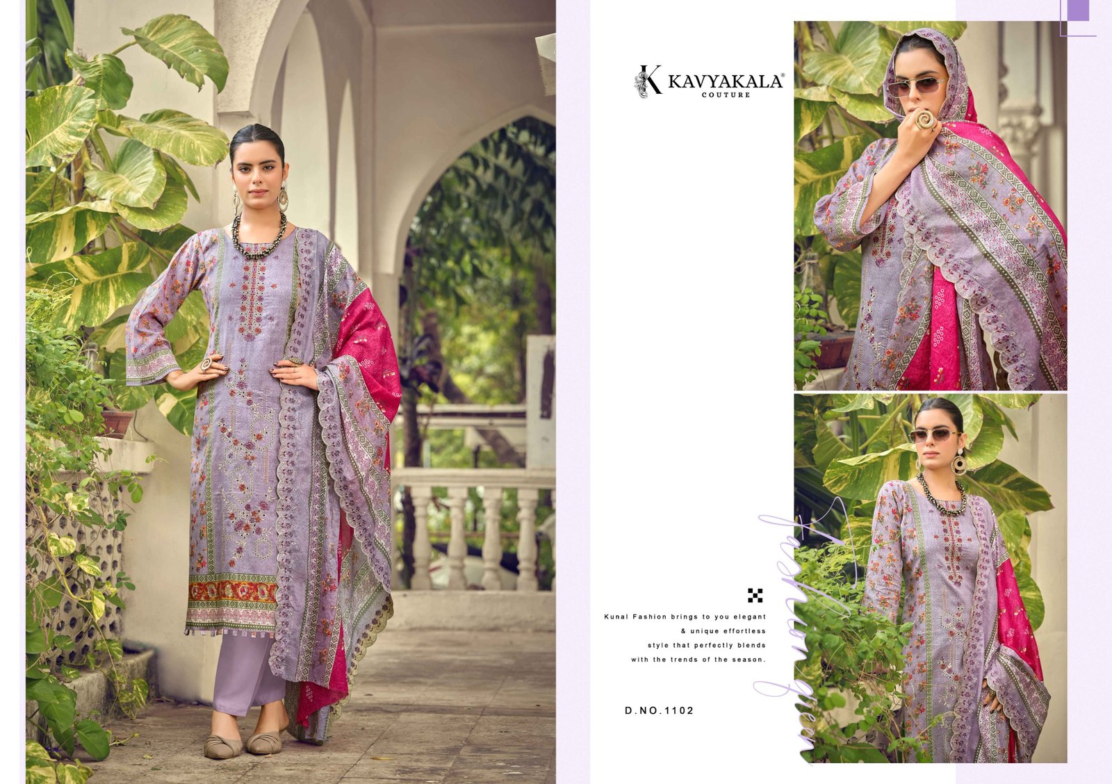 BIN SAEED VOL 11 KAVYA KALA (Cotton Dupatta) - Image 4