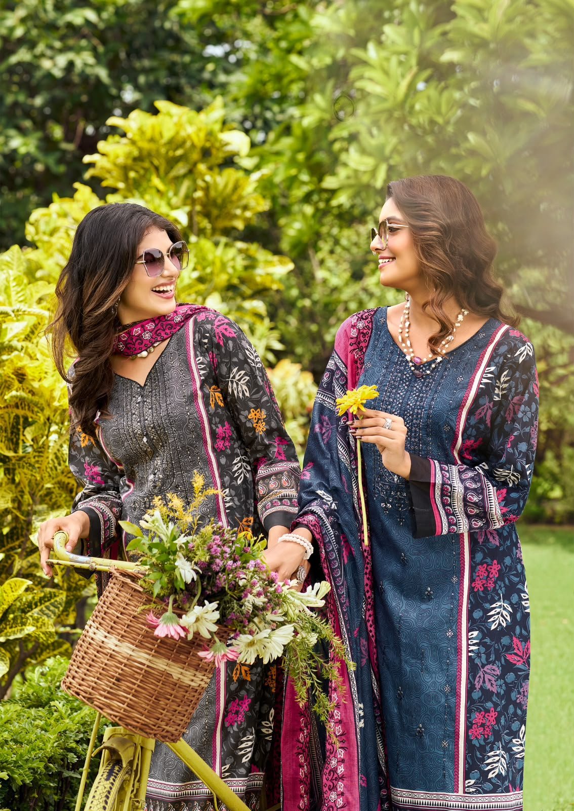 BIN SAEED VOL 5 COSMOS (Cotton Dupatta) - Image 16