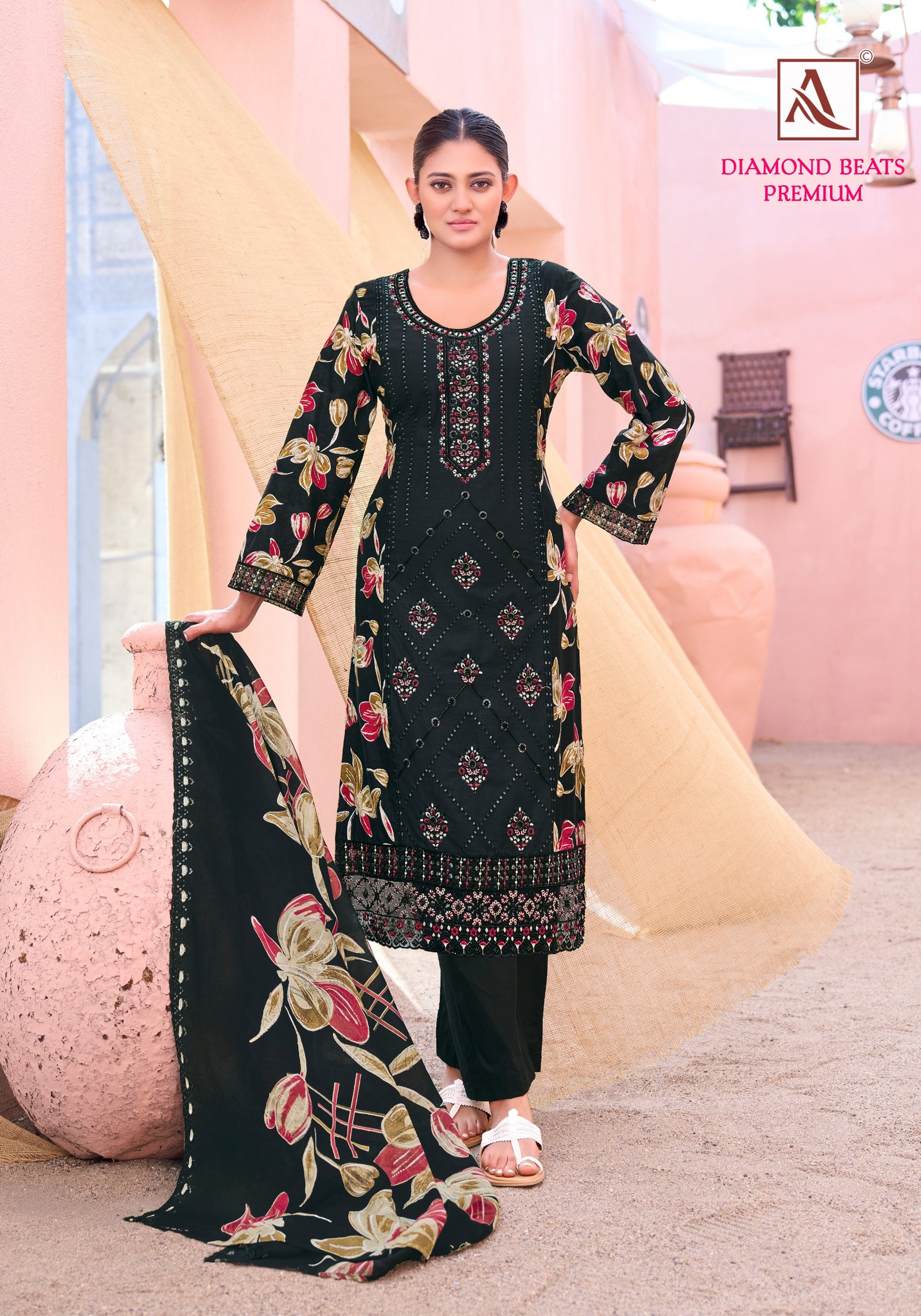 DIAMOND BEATS PREMIUM ALOK (Cotton Dupatta) - Image 11
