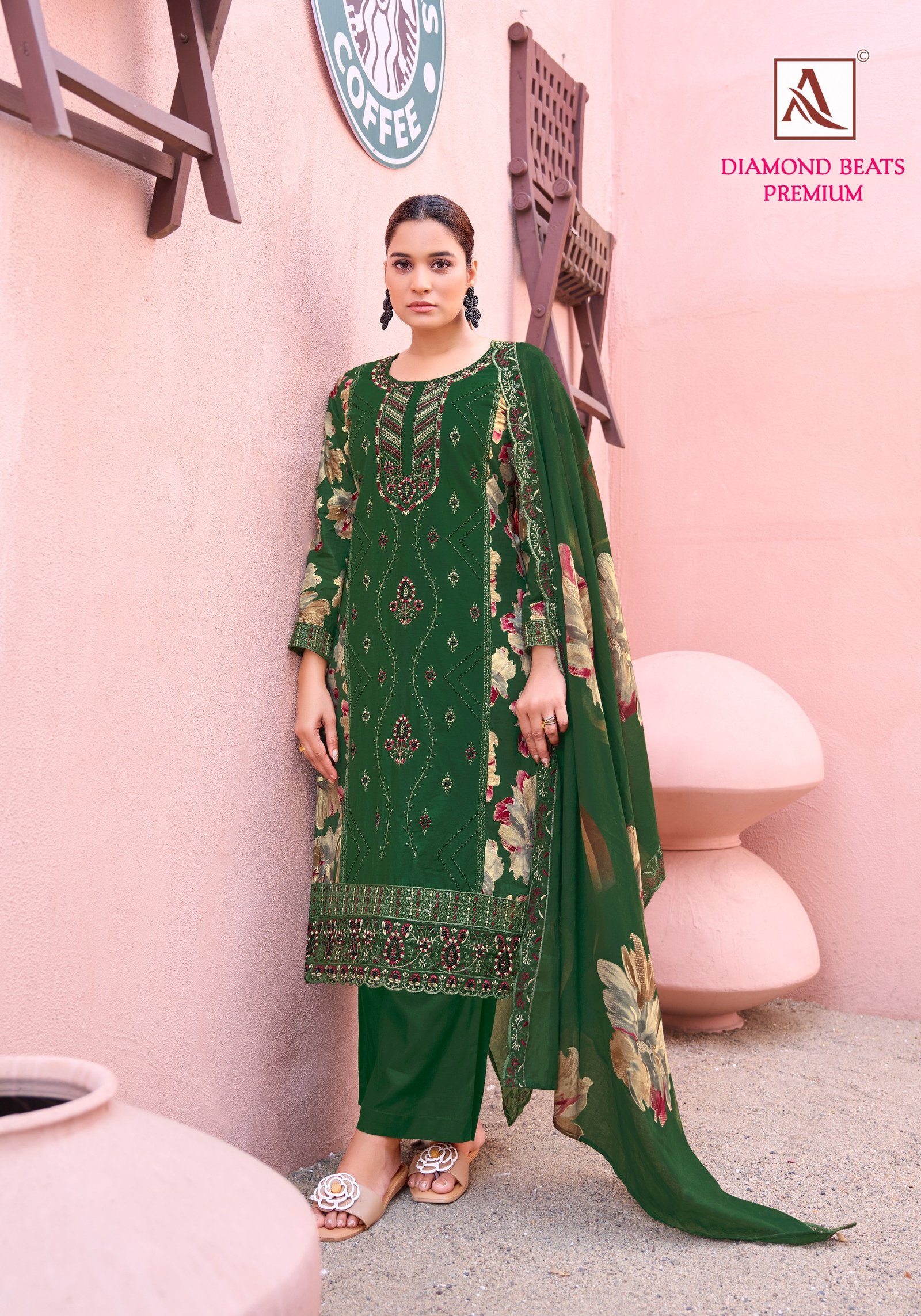 DIAMOND BEATS PREMIUM ALOK (Cotton Dupatta) - Image 7