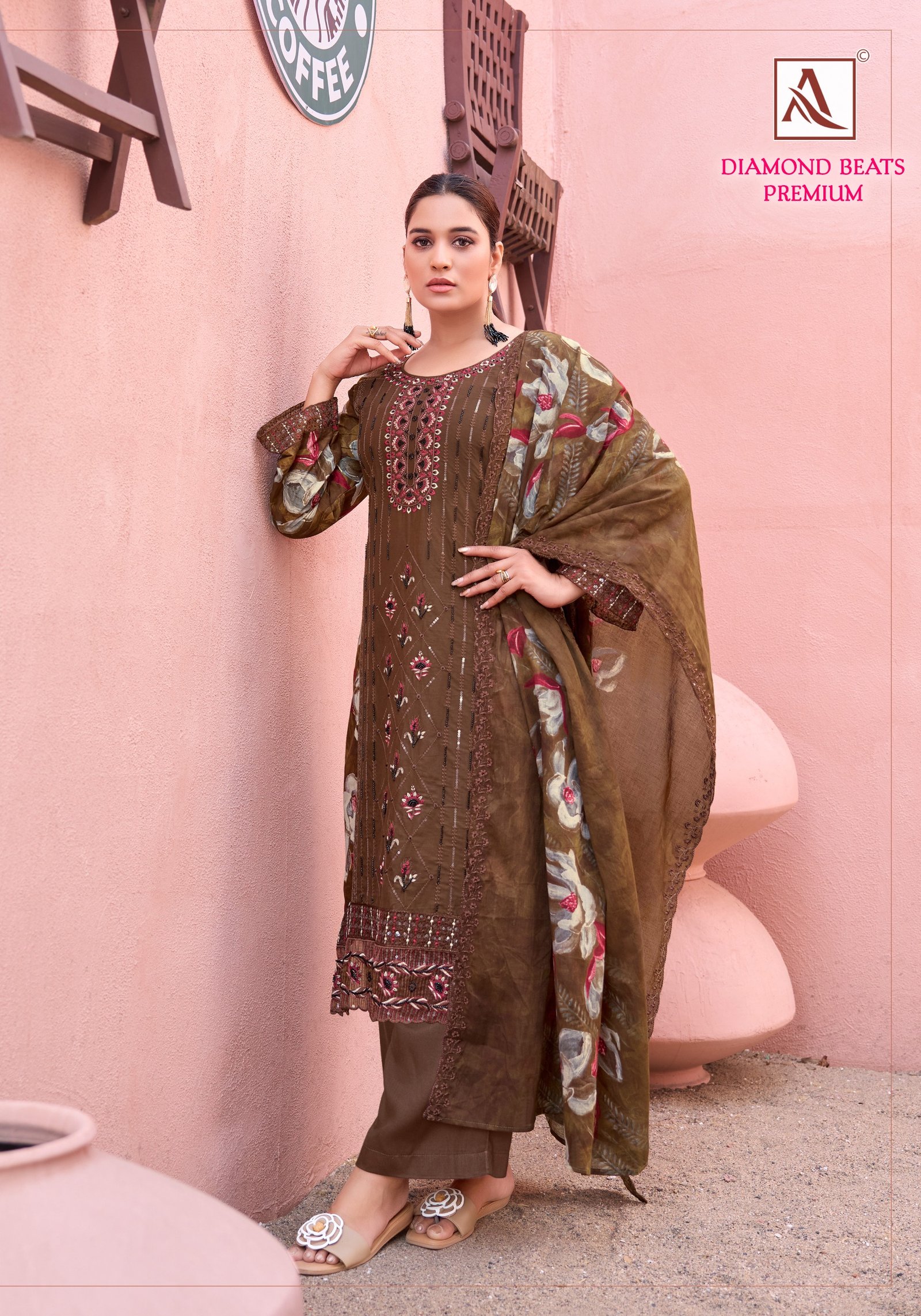DIAMOND BEATS PREMIUM ALOK (Cotton Dupatta) - Image 8