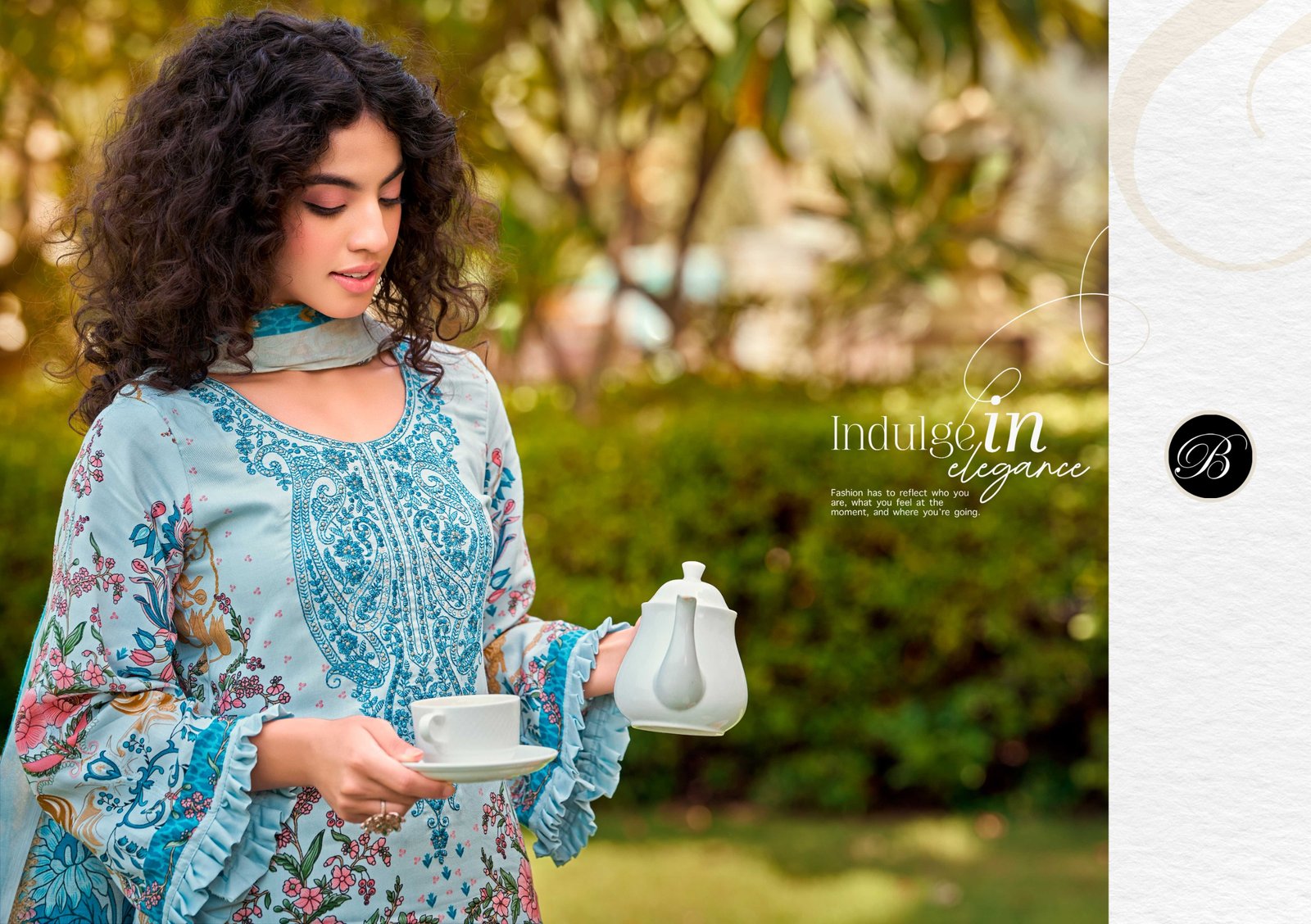 DILSHAD VOL 6 BELLIZA (Cotton Dupatta) READYMADE - Image 10