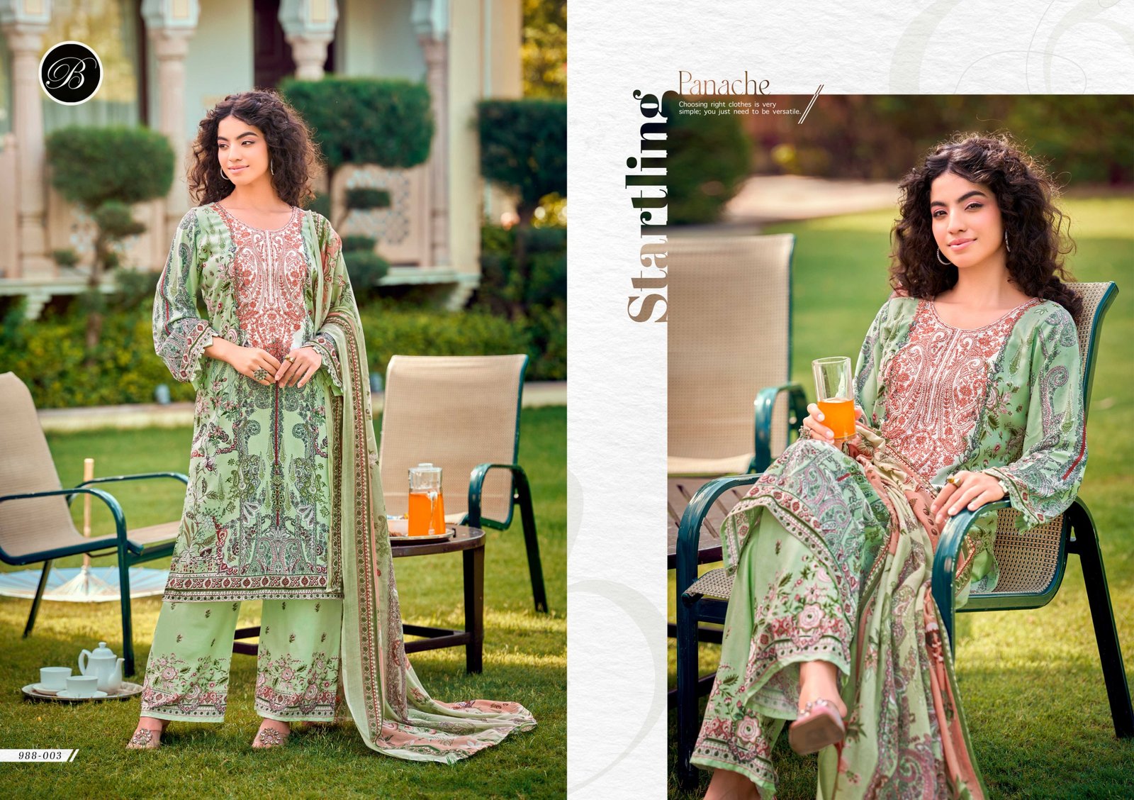 DILSHAD VOL 6 BELLIZA (Cotton Dupatta) READYMADE - Image 13