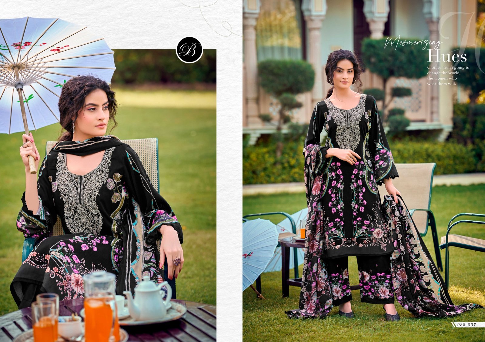 DILSHAD VOL 6 BELLIZA (Cotton Dupatta) READYMADE - Image 15