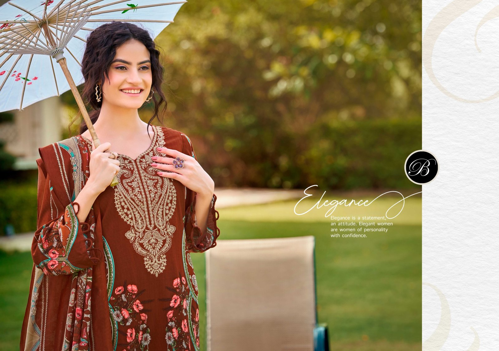 DILSHAD VOL 6 BELLIZA (Cotton Dupatta) READYMADE - Image 6