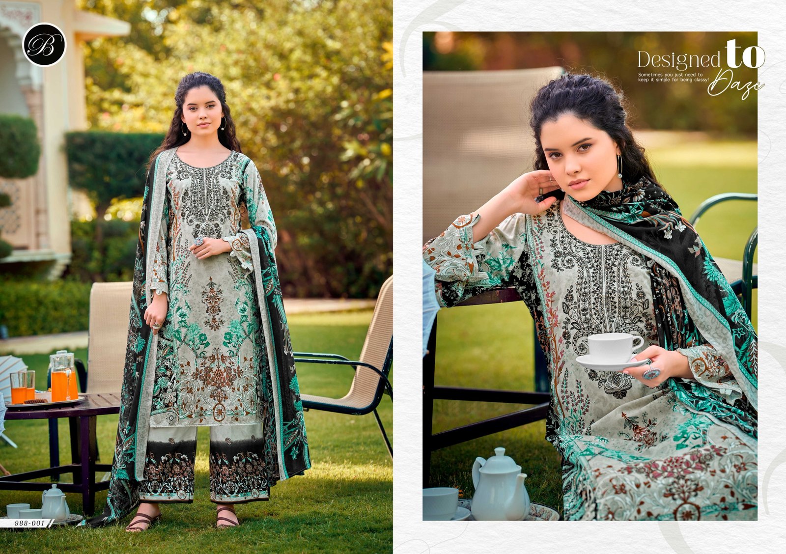DILSHAD VOL 6 BELLIZA (Cotton Dupatta) READYMADE - Image 9