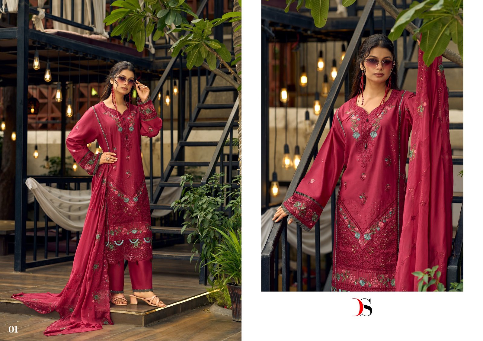 ELAF EXCLUSIVE PAKISTANI LAWN DEEPSY SUITS (Pure Dupatta) - Image 14