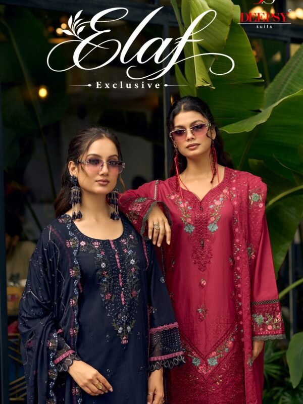 ELAF EXCLUSIVE PAKISTANI LAWN DEEPSY SUITS