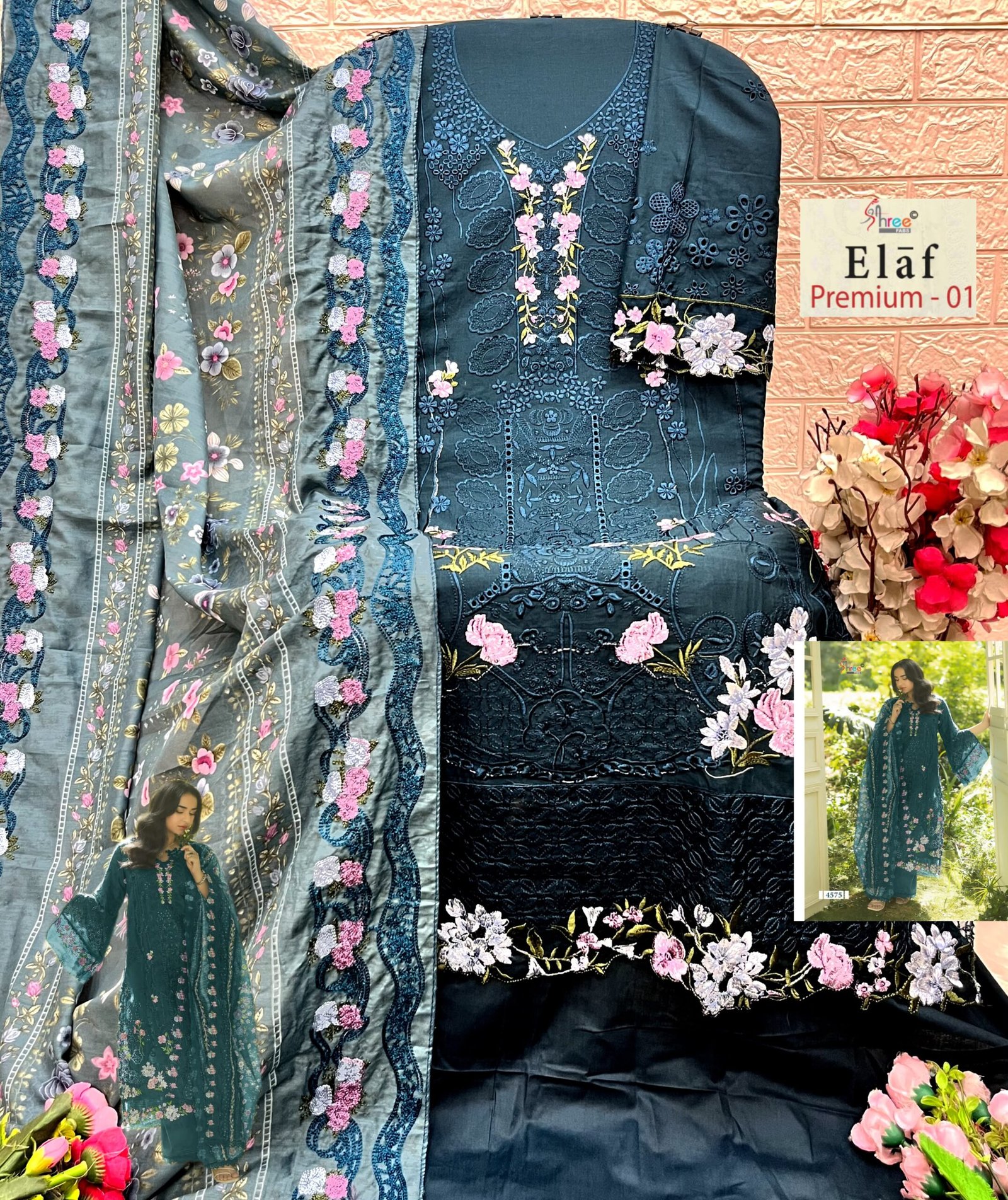 ELAF PREMIUM 1 SHREE (Cotton Dupatta) - Image 13