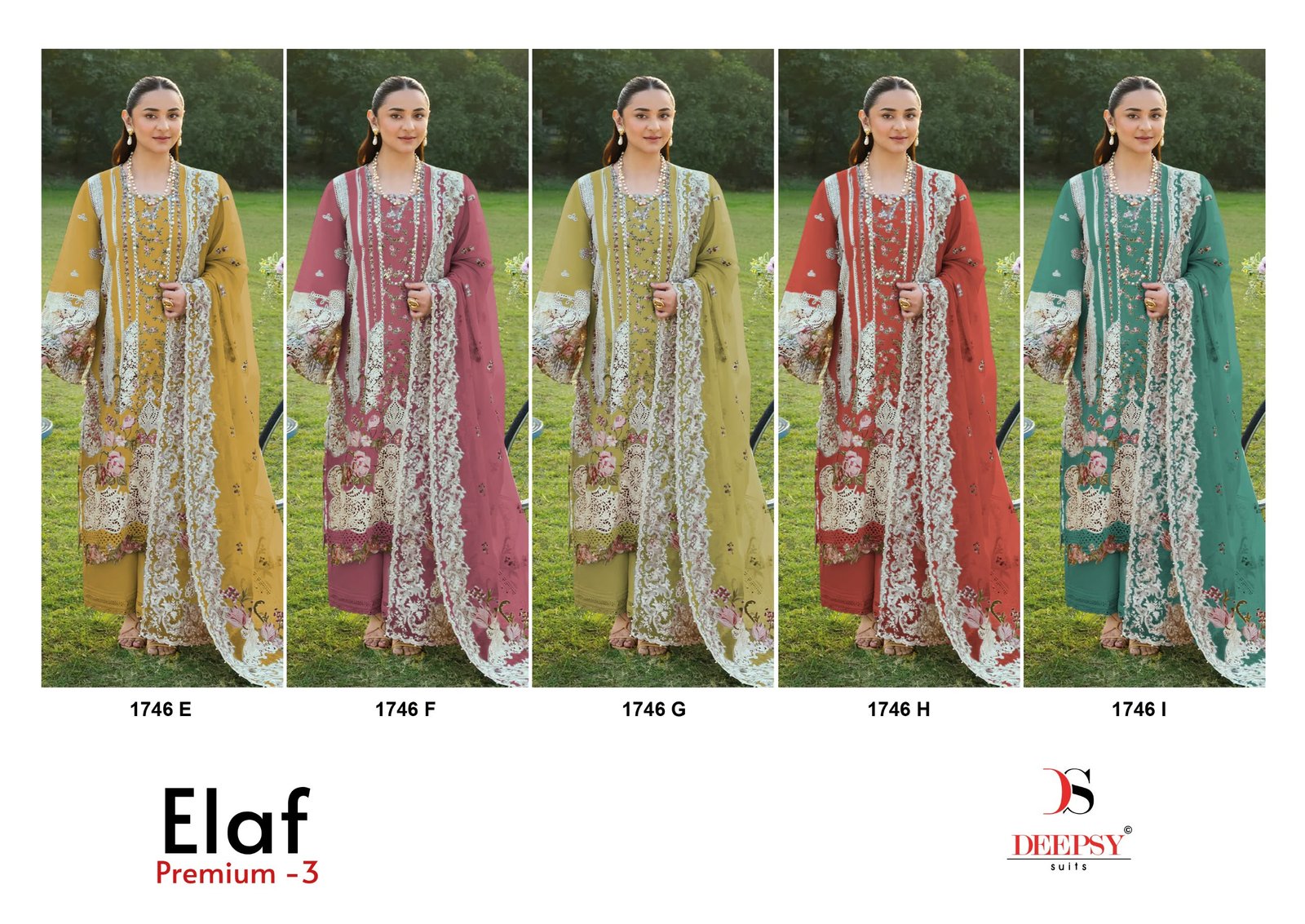 ELAF PREMIUM 3 LUXURY LAWN BY DEEPSY SUITS 1746