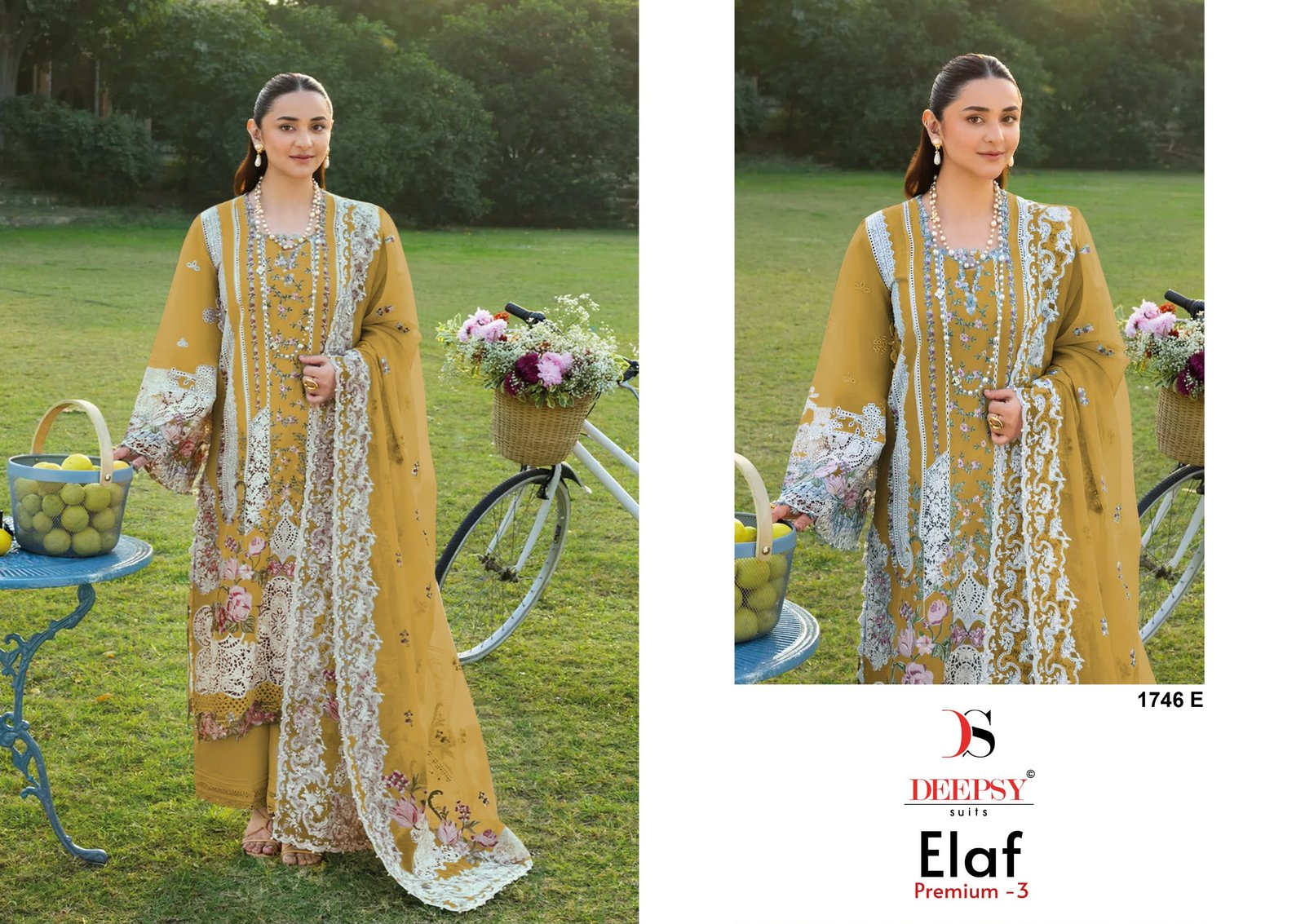 ELAF PREMIUM 3 LUXURY LAWN BY DEEPSY SUITS 1746 (Cotton Dupatta) - Image 7