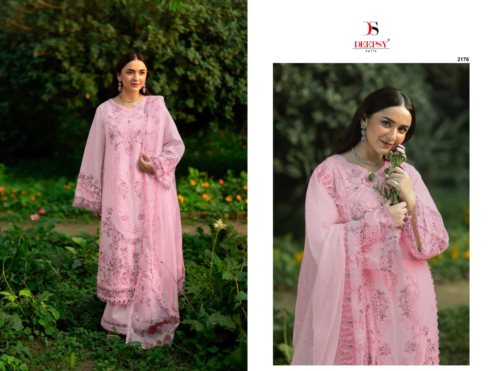ELAF PREMIUM 9 LUXURY LAWN BY DEEPSY SUITS (Cotton Dupatta) - Image 10
